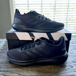 Adidas Triple Black women’s Runfalcon 3.0 HP7558